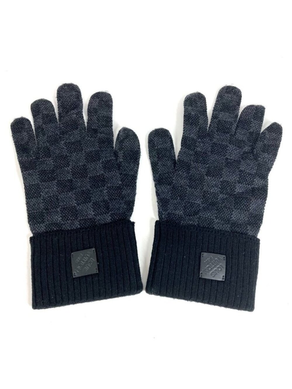 Louis Vuitton Glove Neo Petite Damier Wool Black
